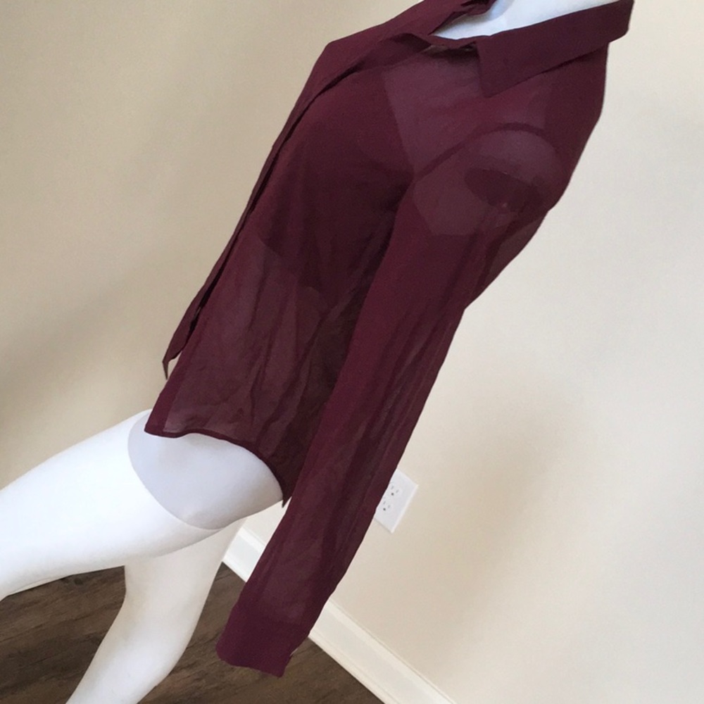 Theory Sheer Button Down - image 3